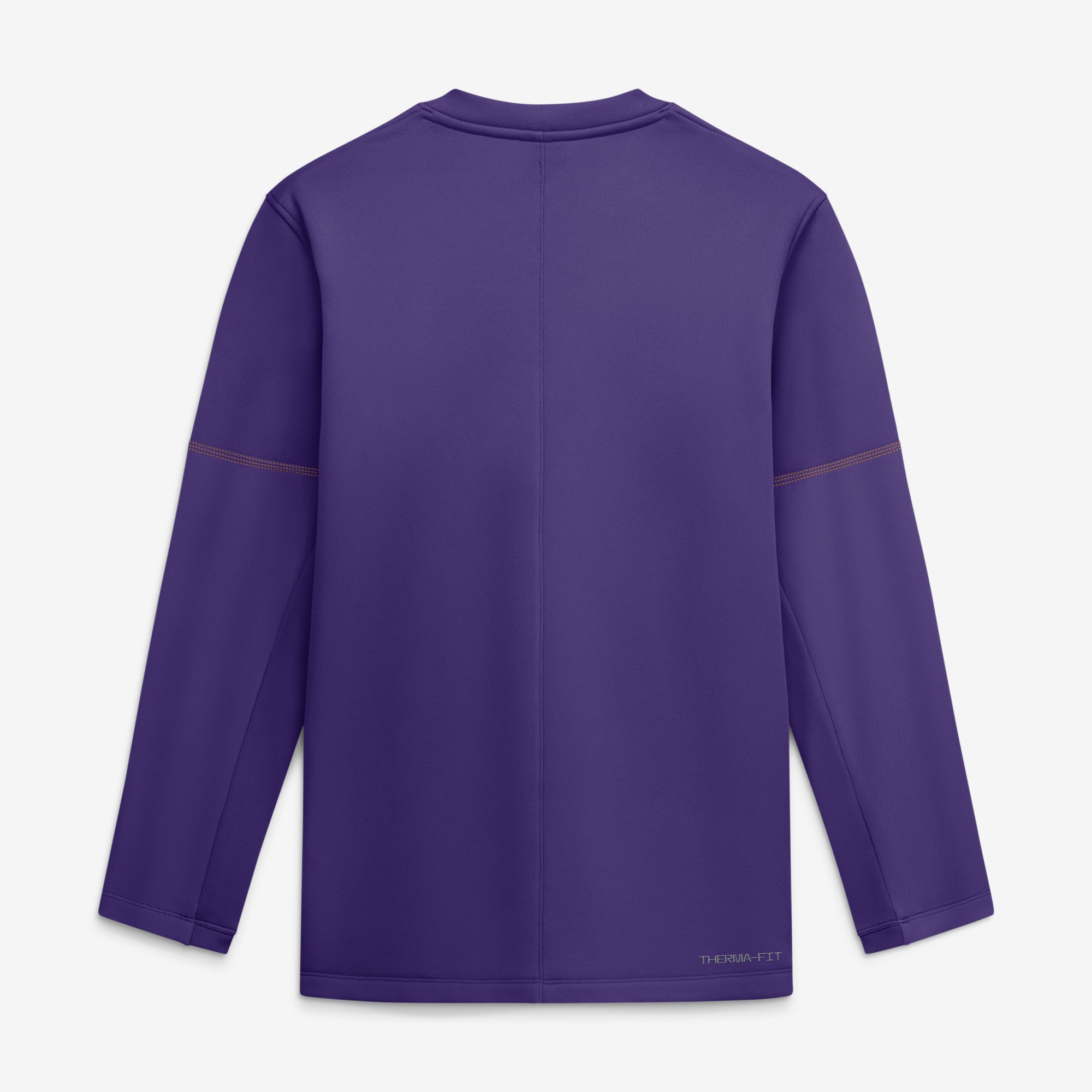 Men's Nike Purple LSU Tigers 2026 Sideline Coaches Therma-FIT Long Sleeve Top